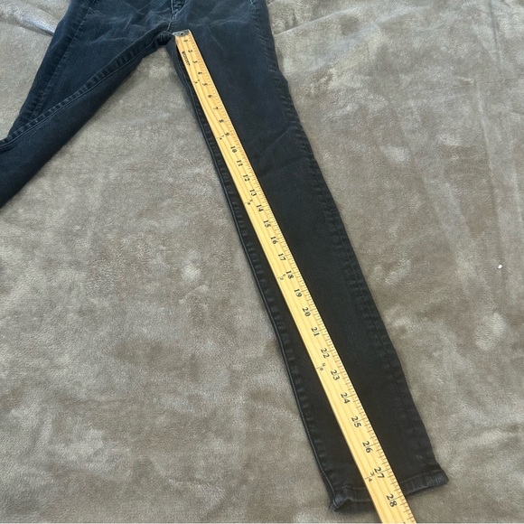 Veronica Beard Kate 10” Skinny Jeans Black Raven Wash women’s Size 24 Stretch - Picture 8 of 12